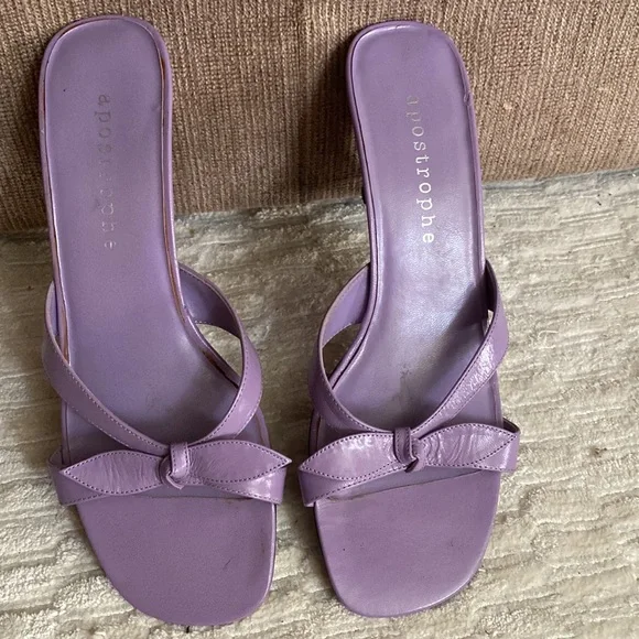 Woman purple Slides apostrophe - Picture 1 of 4